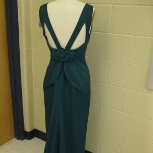 Size 10 green Jessica McClintock long formal dress